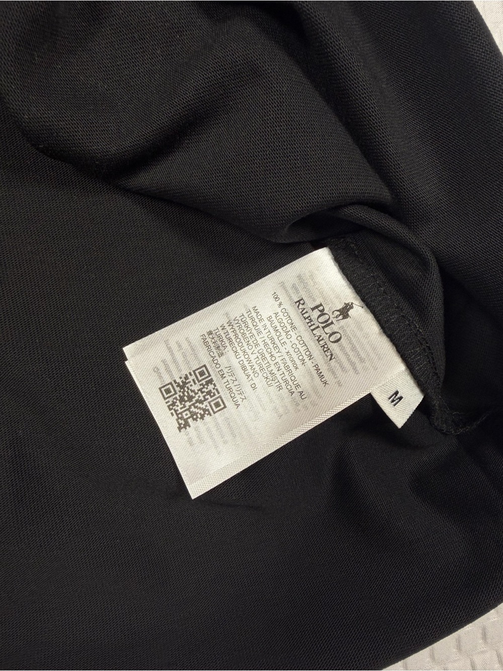 Men’s Polo Ralph Lauren Polo Bear T-Shirt Black Men’s Medium Regular Fit New - Picture 6 of 6